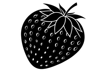 Vector illustration of a strawberry