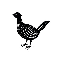 Obraz premium A arion Bird Fill art vector illustration.