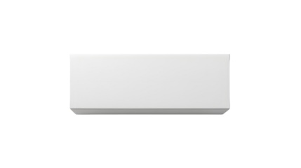 Professional White Box Mockup Isolated on Background for Branding Design