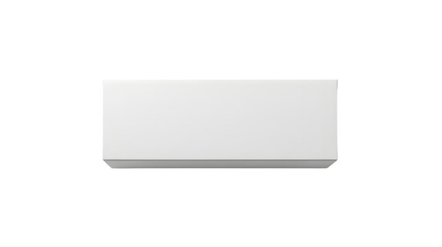 Professional White Box Mockup Isolated on Background for Branding Design