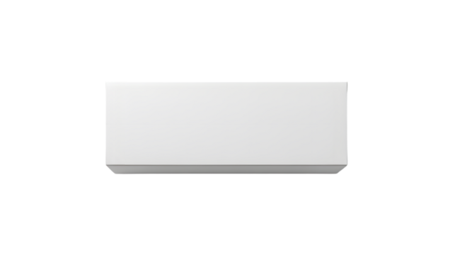 Professional White Box Mockup Isolated on Background for Branding Design