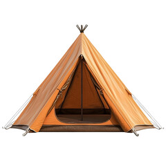 Professional Tent Isolated on Transparent White Background for Design Projects