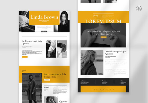  Brand Email News Letter Template