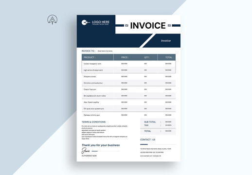 Brand Invoice Layout
