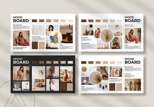 Minimal Mood Board Layout
