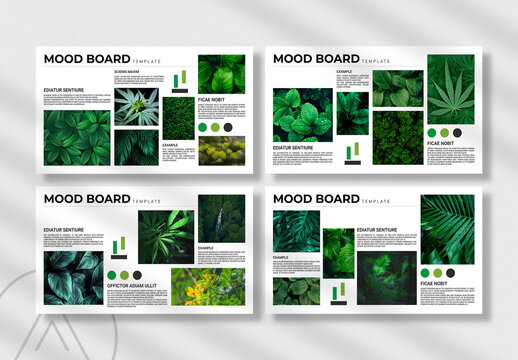 Natural Mood Board Template