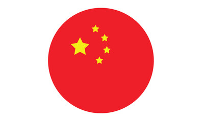 China flag vector design.