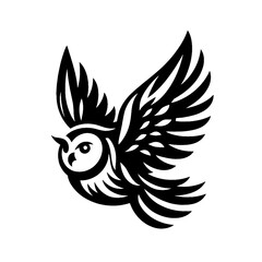 Fototapeta premium owl face vector