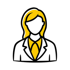 businesswoman icon  