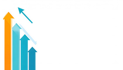 Contrasting Bar Graph Showing Growth with Downward Trending Line Graph