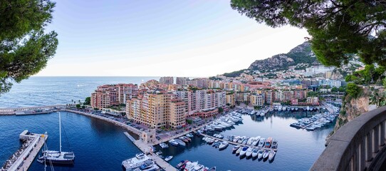 Cityscape of Port de Fontvieille