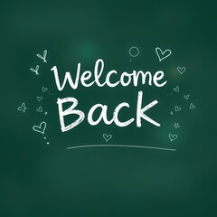Cute Chalk Doodles on School Board