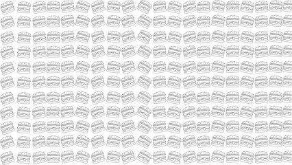 Black and White Burger Background