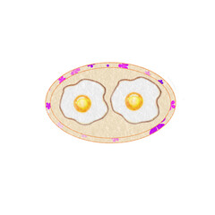 Egg,plate