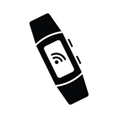 smart band icon vector design template simple and clean