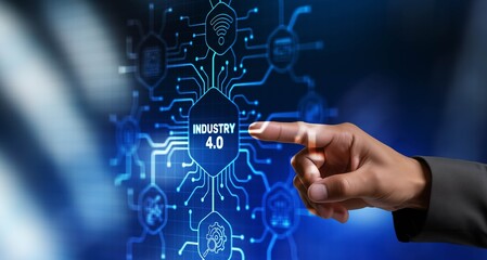 Smart factory and industry 4.0. Internet of things (IoT) concept