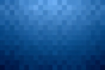 Gradient mosaic of blue squares creating a modern, abstract background suitable for digital design and visual themes