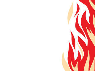 Fire frame background vector  illustration.eps