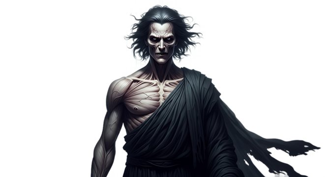 woman in black dress