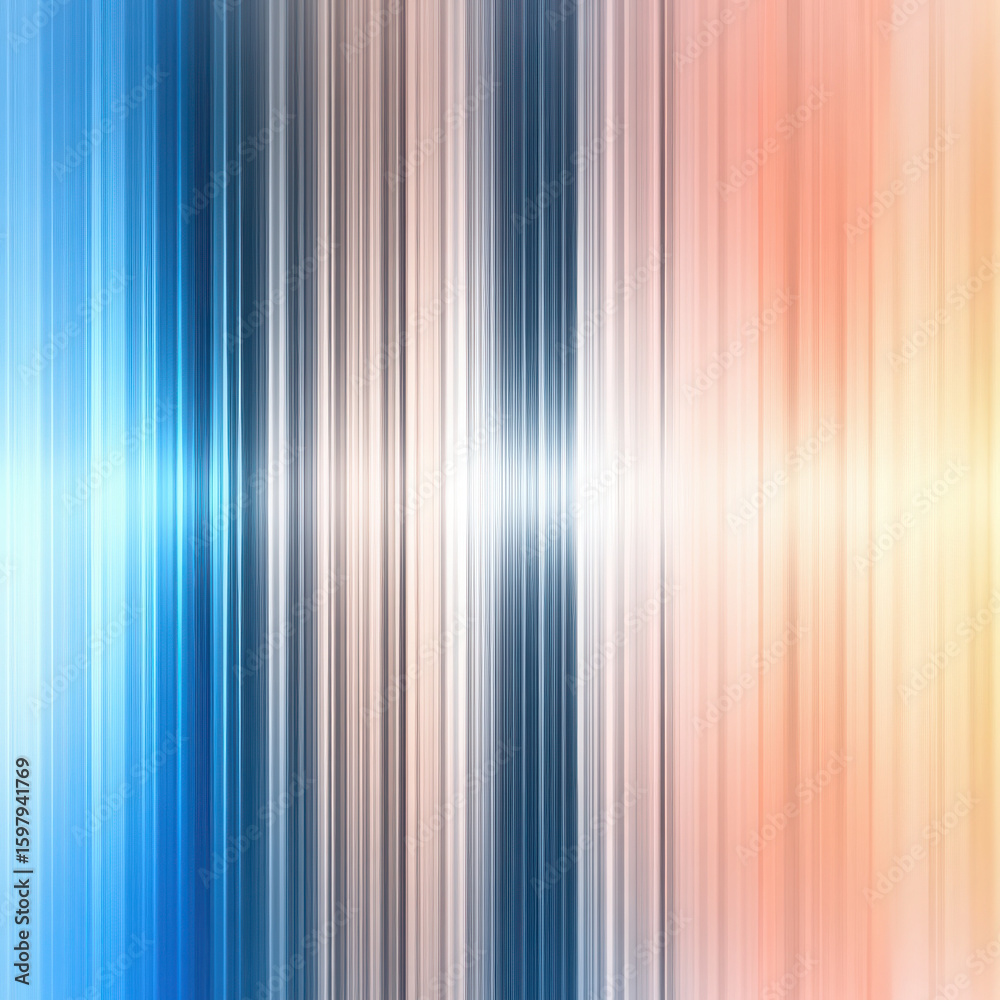 Fototapete Abstract bright colorful background with vertical lines. Digital modern art for design project, web banner, backdrop graphic. Light streak concept.