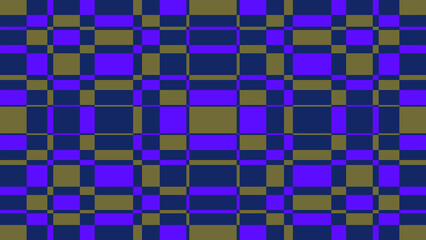 Abstract Geometric Plaid Checkered Seamless Pattern