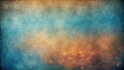 Fototapeta premium Abstract textured background with blue, orange, and brown hues.