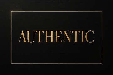 Fototapeta premium Elegant black background with the word 