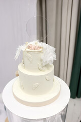 A beautiful festive cake to celebrate a child's baptism.