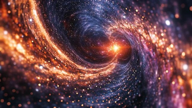 A visual depiction of the universe expanding over time with galaxies spreading farther apart