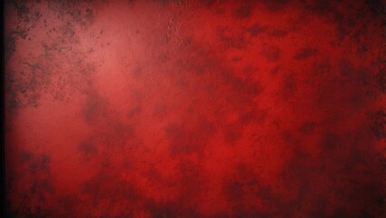 Red textured surface with smoky and cloudy appearance.