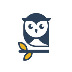 owl vector abstract modern logo