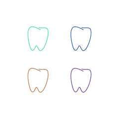 Dental Clinic, Dentist Tooth Logo Sign Symbol
