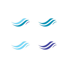 WATER SPLASH SIGN SYMBOL LOGO VECTOR
