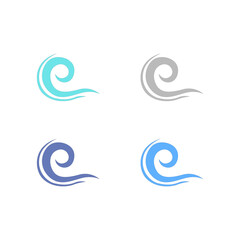 WATER SPLASH SIGN SYMBOL LOGO VECTOR
