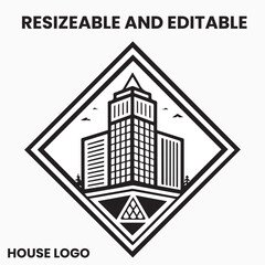 Fototapeta premium house logo and vector 