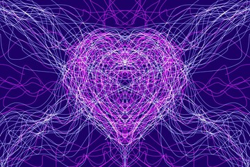 Energetic Glowing Lines