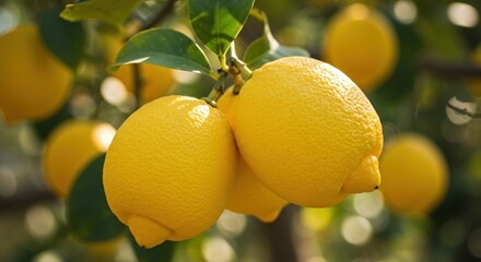lemons on tree