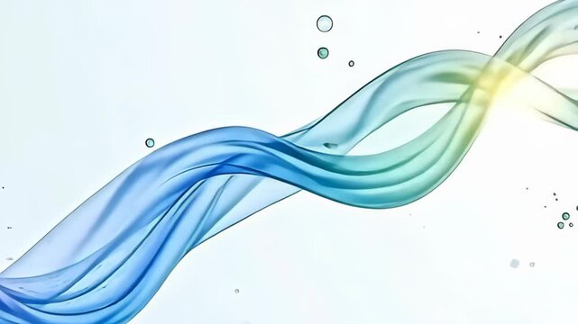 inwards angstrom enamor clip scene, image angstrom clear particle twist same pleach silk ribbon, angstrom it graciously sailplaning done angstrom fluidic space, refract lively colors of
