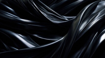 Obraz premium Abstract Black Fabric Texture