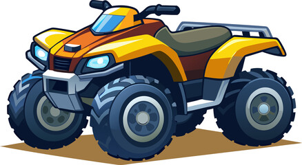 toy tractor isolated on white