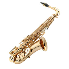 Gold Alto Saxophone A Musical Instrument