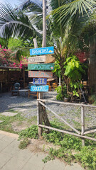 post box in the garden