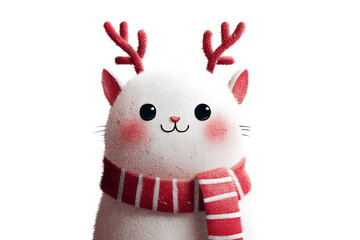 Adorable Christmas kitty!