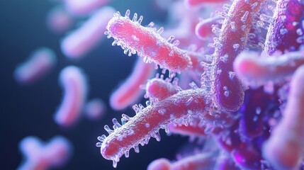 Exploring the Intricate Structure of Legionella Pneumophila in a Vivid Microscopic View