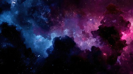 Colorful Space Nebula Background