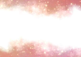 水彩フレーム×キラキラ6(ピンク)