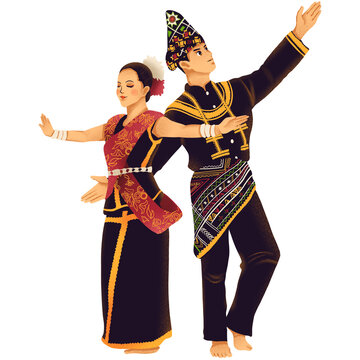 Kaamatan Tradition, a special celebration ceremony to honor "Bambazon" which is the spirit of rice.