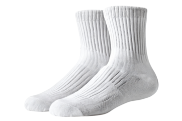 White Cotton Ribbed Crew Socks Classic Comfort Everyday Essentials Athletic Wear Men s Women s Solid