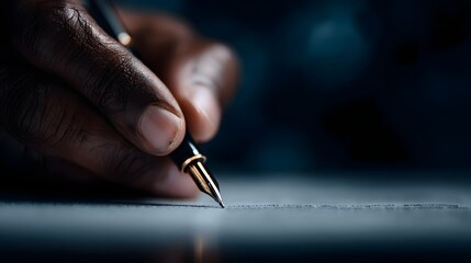 Signing a business contract for success