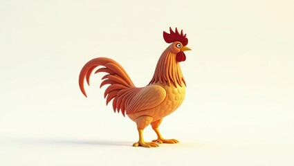 A stylized rooster illustration against a plain background.